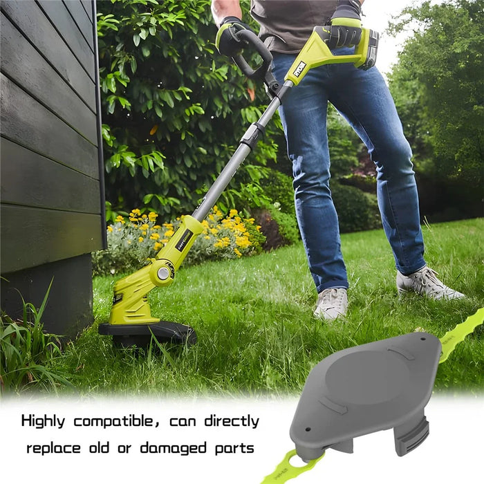 For Ryobi Lawn Mower 1Pc RAC155 Trimmer Head with 10Pcs RAC158 Cutting Blades - 3