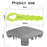 For Ryobi Lawn Mower 1Pc RAC155 Trimmer Head with 10Pcs RAC158 Cutting Blades - 7