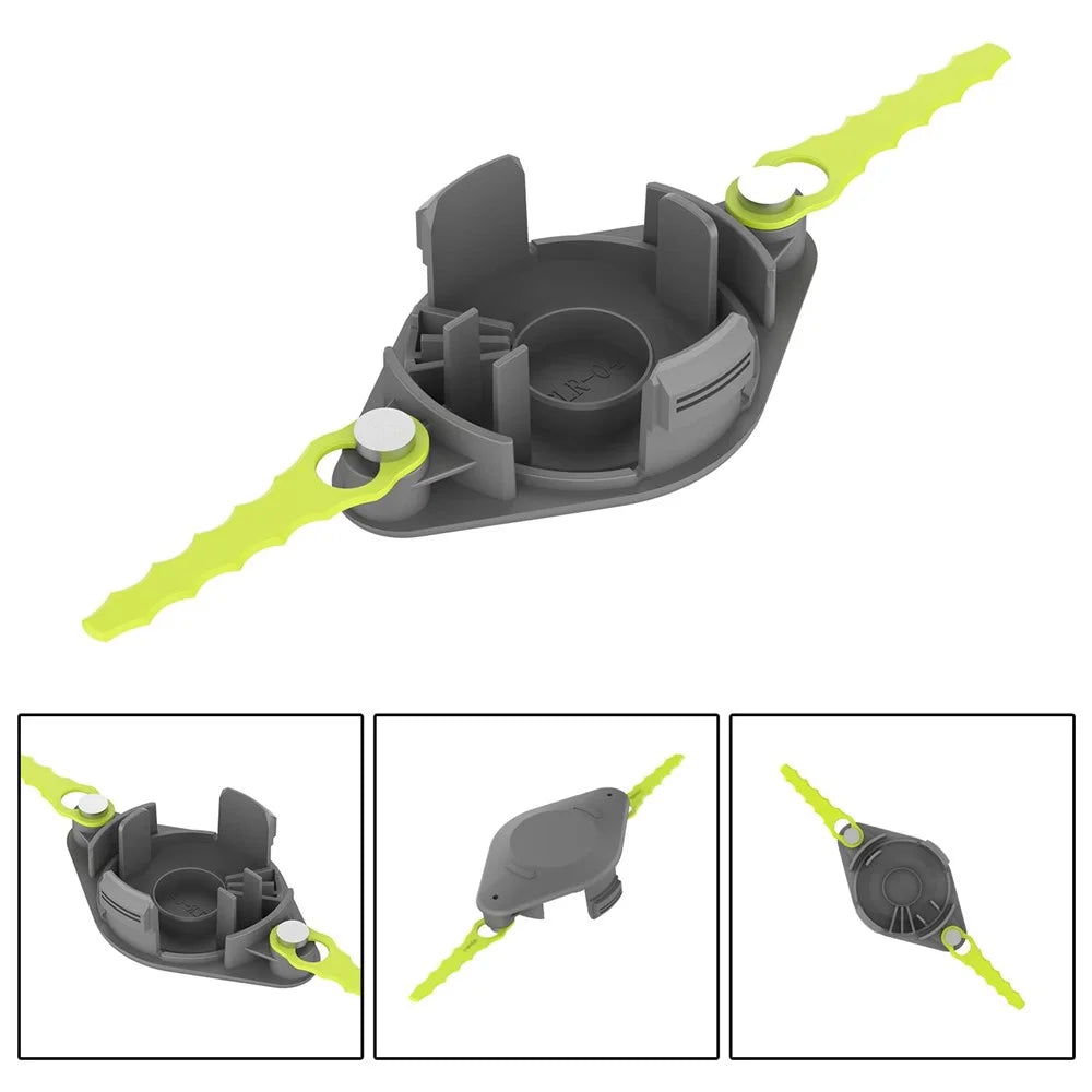 RAC155+RAC158 for Ryobi OLT1825 / RLT1825LI Lawn Mower Head with 2 Cutting Blades - 5