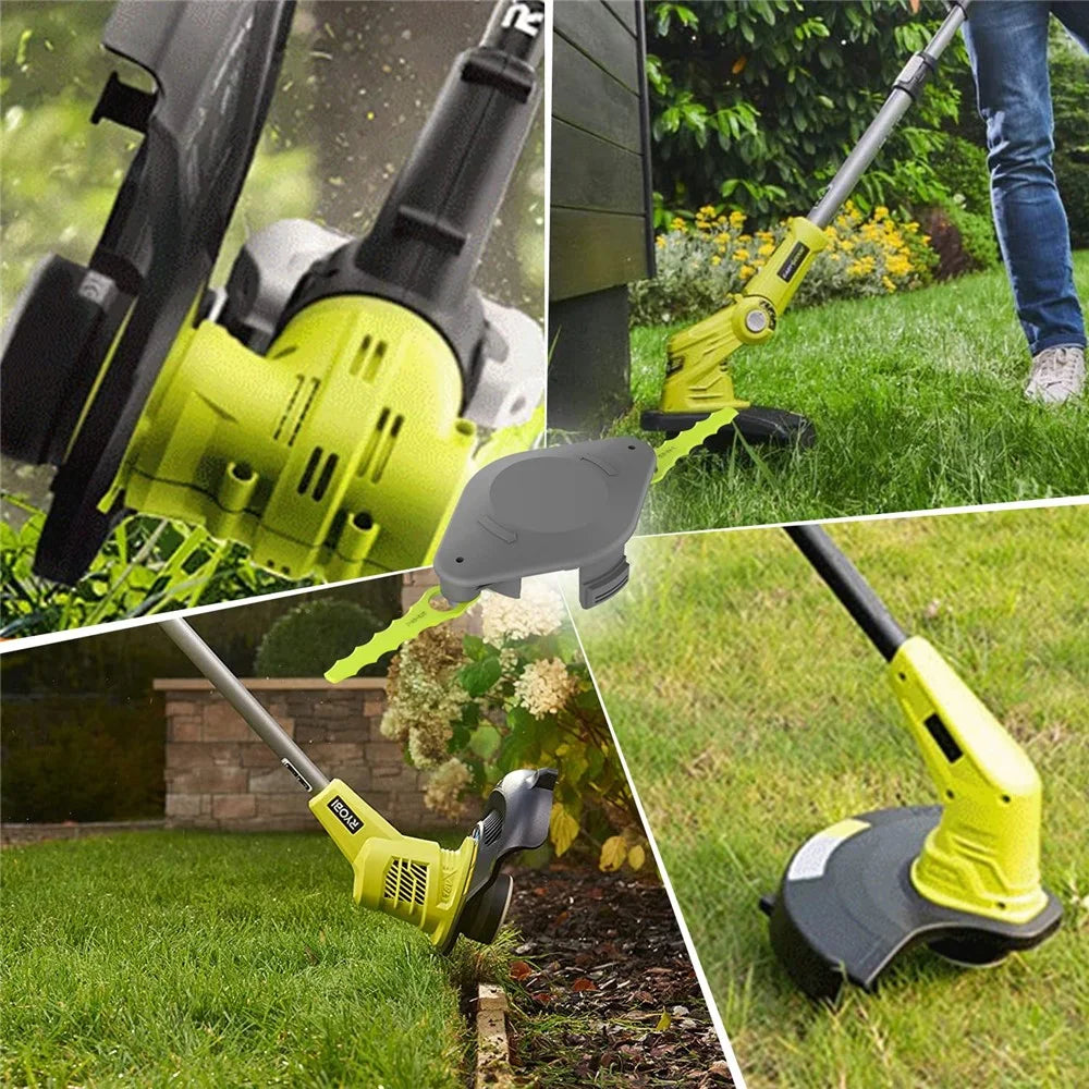 RAC155+RAC158 for Ryobi OLT1825 / RLT1825LI Lawn Mower Head with 2 Cutting Blades - 6
