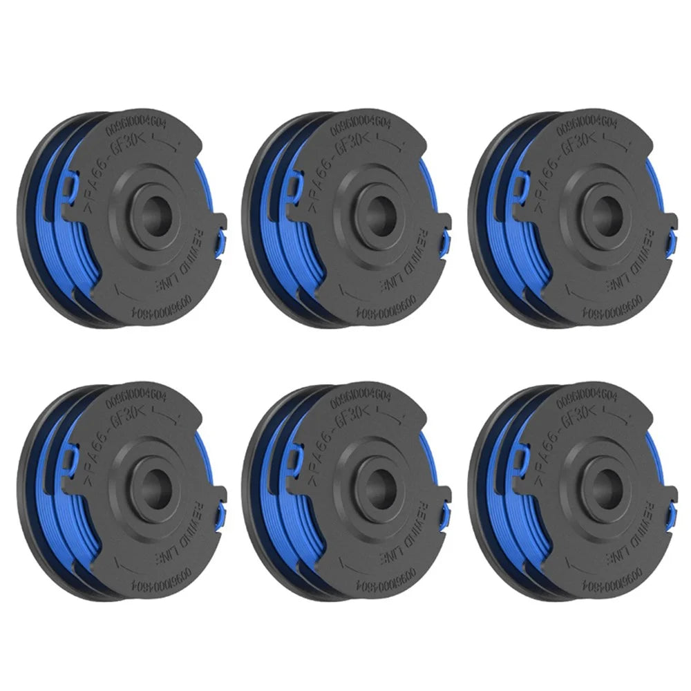 6Pcs for Greenworks 21212 / 21272 Lawn Mower Replacement Line Spools, 29082 / 29242 - 1
