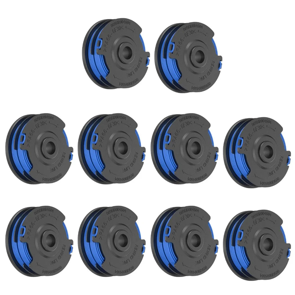 10PCS Spools for Greenworks Lawn Mower Nylon Rope Line Wire Reels, 29082 / 29242 - 1