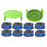 8 Spools + 2 Spool Caps for Greenworks Lawn Mower Replacement Parts, 29082 / 29242 - 1