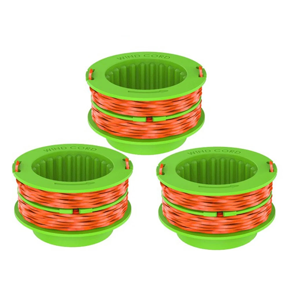 3Pcs 15ft  /  4.6m Line Spools for EGO POWER+ 15-inch Lawn Mower ST1500  /  ST1500-S  /  ST1502, AS1300 - 1