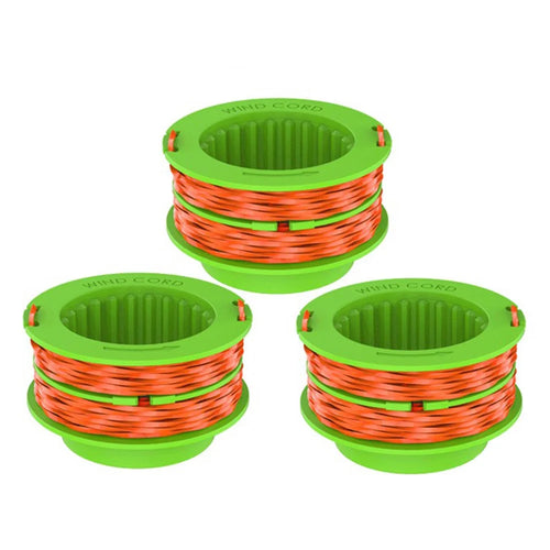 3Pcs 15ft  /  4.6m Line Spools for EGO POWER+ 15-inch Lawn Mower ST1500  /  ST1500-S  /  ST1502, AS1300 - 1