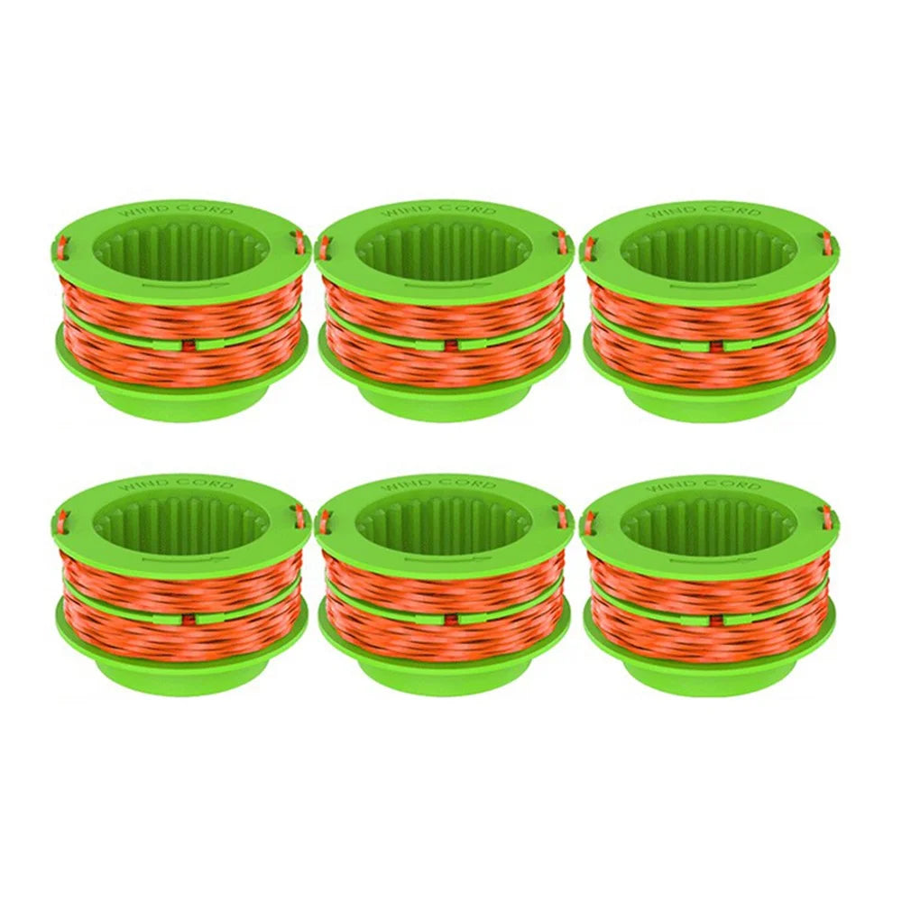 6Pcs for EGO POWER+ 15-inch Lawn Mower ST1500 / ST1500-S / ST1502 Replacement Line Spools, AS1300 - 1