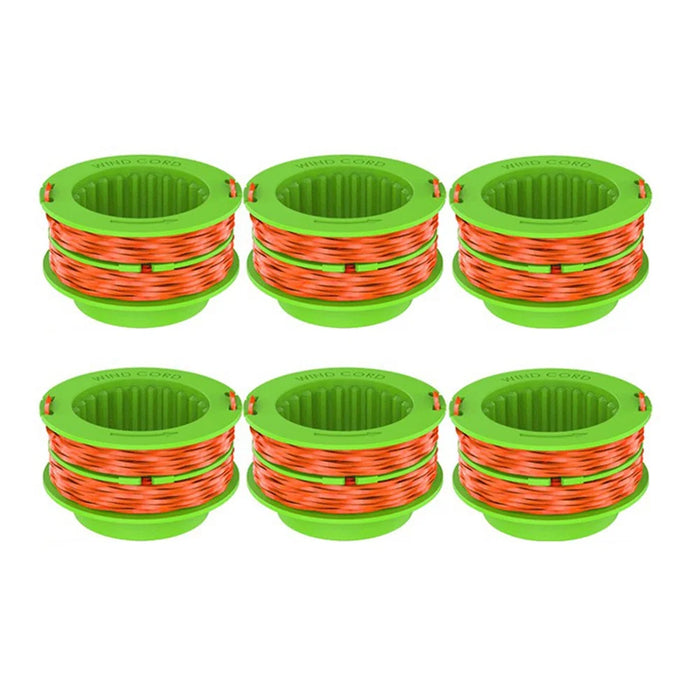 6Pcs for EGO POWER+ 15-inch Lawn Mower ST1500 / ST1500-S / ST1502 Replacement Line Spools, AS1300 - 1