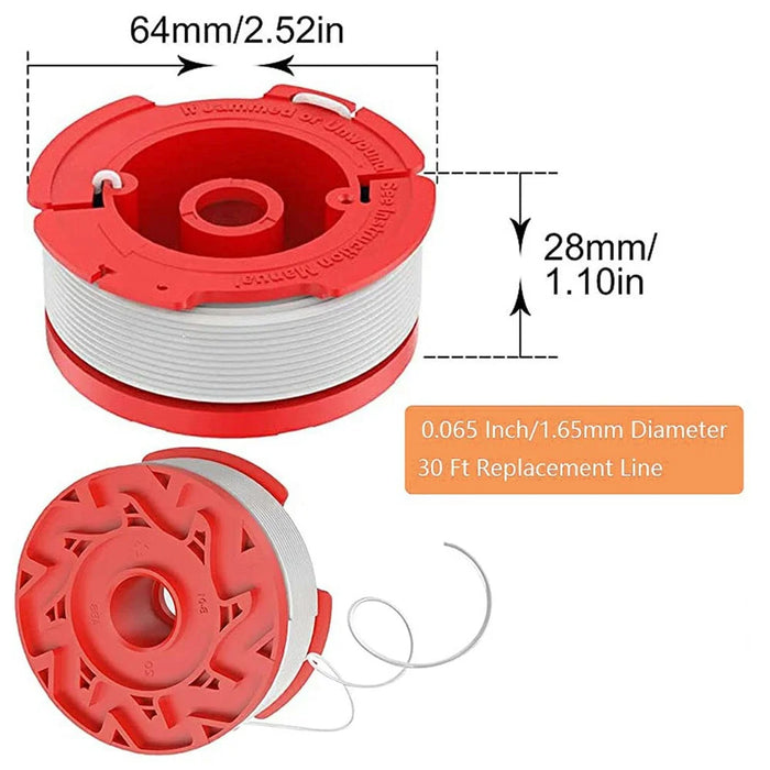10Pcs for Craftsman Lawn Mower 30ft / 9.144m Line Spools CMZST065 Wire Reel - 6