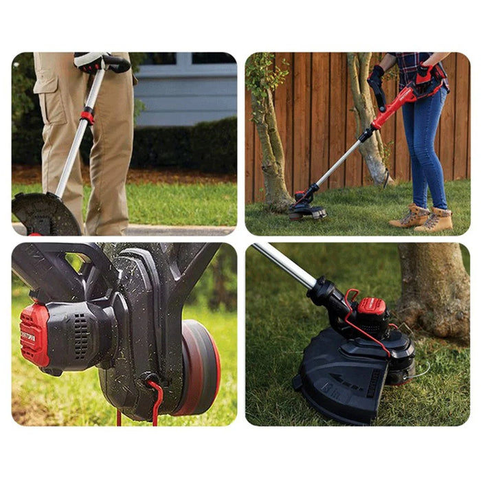 For Craftsman CMCST900 / CMCST915 Lawn Mower 12 Line Spools + Spool Cap + Spring Set, CMZST065 - 5