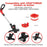 For Craftsman CMCST900 / CMCST915 Lawn Mower 10 Line Spools + Spool Cap + Spring Set, CMZST065 - 2