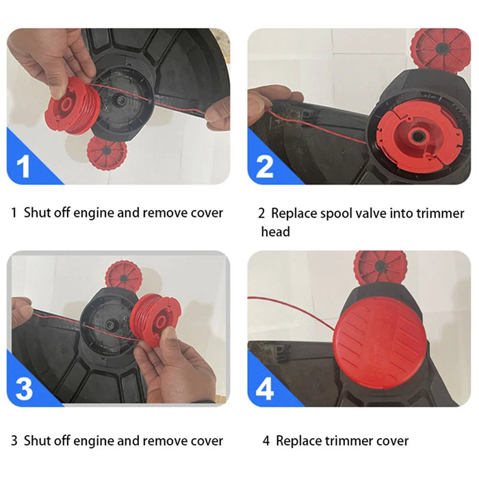 4Pcs for Craftsman CMCST910 / CMCST910M / CMCST910M1 Lawn Mower Line Spools, CMZST080 - 5