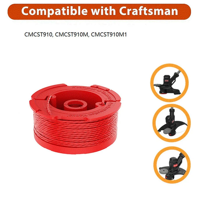 2Pcs 20ft / 6.1m Line Spool for Craftsman CMCST910 / CMCST910M / CMCST910M1 Lawn Mower, CMZST080 - 3