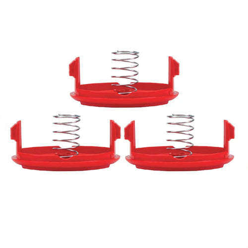 For Craftsman CMCST900 / CMCST910 Lawn Mower 3 Spool Cap + 3 Spring, CMZST120SC - 1
