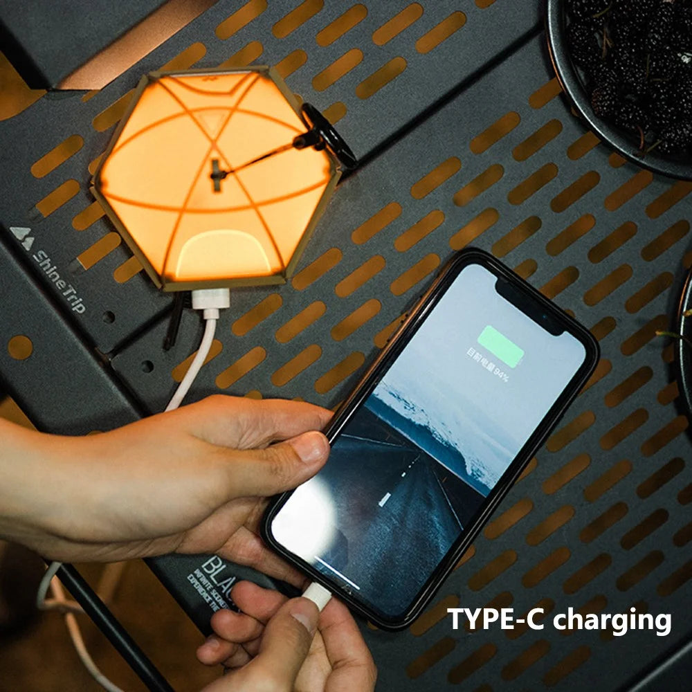 SHINETRIP ST-05 IPX4 Waterproof Outdoor Hanging Tent Camping Light with 4 Light Modes 2000mAh Large Capacity Battery - Green - 5