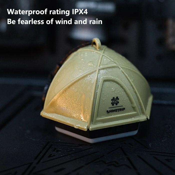 SHINETRIP ST-05 IPX4 Waterproof Outdoor Hanging Tent Camping Light with 4 Light Modes 2000mAh Large Capacity Battery - Green - 6