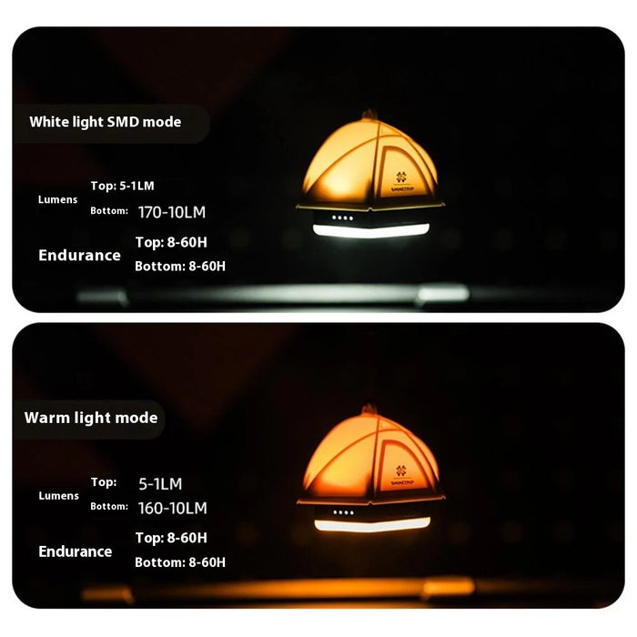 SHINETRIP ST-05 IPX4 Waterproof Outdoor Hanging Tent Camping Light with 4 Light Modes 2000mAh Large Capacity Battery - Green - 7