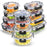 12Pcs Microwave Oven Food Storage Containers Set Borosilicate Glass Fresh Keeping Box (BPA Free, No FDA) - Black - 1