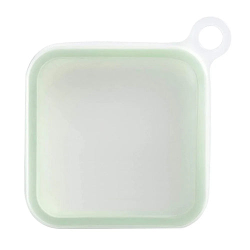 Portable Sandwich Toast Box Silicone + PP Food Container Kids Lunch Bento Box (BPA Free, No FDA) - 1