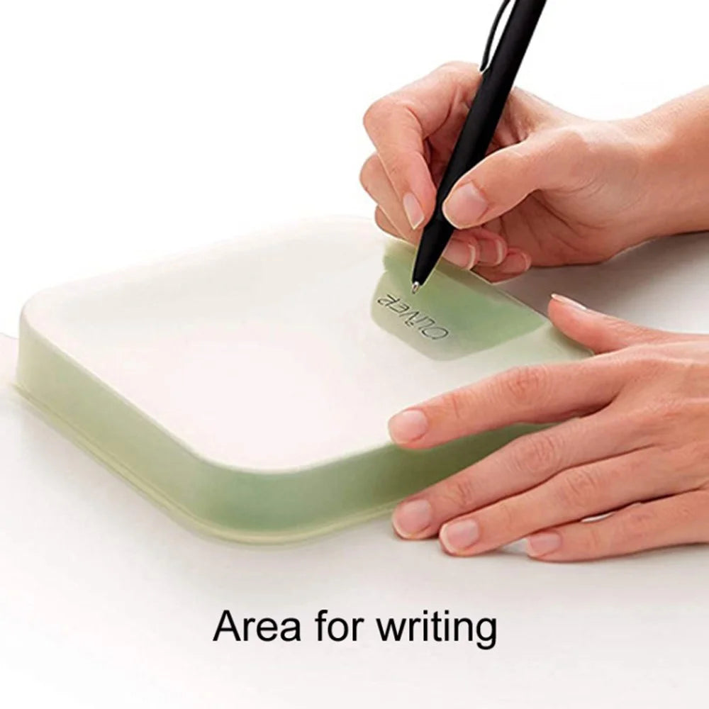Portable Sandwich Toast Box Silicone + PP Food Container Kids Lunch Bento Box (BPA Free, No FDA) - 4