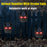 N911X 2Pcs Solar Powered Animal Repellent Lamp Outdoor Security Red LED Flashing Predator Deterrent Light - 6