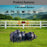 N911T Solar Powered Animal Repellent Dual Speaker Alarm System Motion Sensor Flashing Red Blue Light - 5