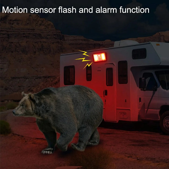 N775 Solar Powered Motion Sensor Light Outdoor Garden Security Alarm Light with 4 Lighting Modes - 5