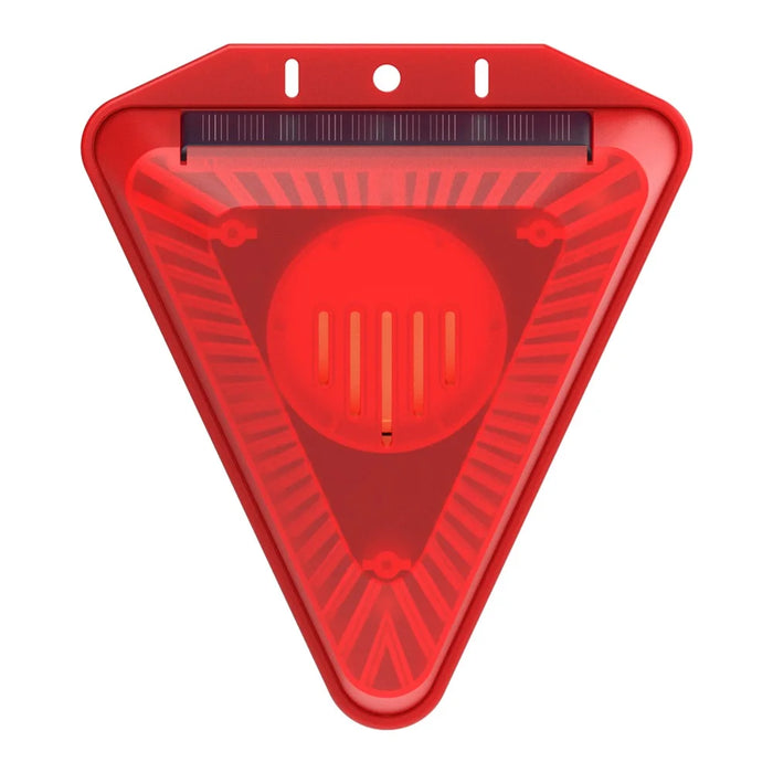 N911Q Solar Powered Bird Repellent Light Orchards Rice Fields Animal Deterrent Sound Light Alarm - 2