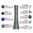 TANK007 UV6100 UV Flashlight for Sanitization Inspection Pet Stain Insect Detection Lamp - Grey - 4