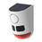 N911B 13 Sounds Motion Sensor Alarm Solar Powered Animal Repellent with LED Flashing Light - 1