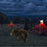 N911B 13 Sounds Motion Sensor Alarm Solar Powered Animal Repellent with LED Flashing Light - 2