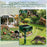 575 Solar Ultrasonic Animal Repellent IPX4 Waterproof PIR Sensor 18-60kHz LED Flash Outdoor Repeller - Green - 4