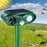 RC-566B Solar Ultrasonic Animal Repellent 18-40kHz IPX4 Waterproof LED Flash Pest Repeller - Green - 2