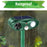 RC-566B Solar Ultrasonic Animal Repellent 18-40kHz IPX4 Waterproof LED Flash Pest Repeller - Green - 4