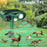 RC-566B Solar Ultrasonic Animal Repellent 18-40kHz IPX4 Waterproof LED Flash Pest Repeller - Green - 5