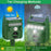 RC-548 Solar Powered Ultrasonic Animal Repeller with PIR Sensor and LED Flash IPX4 Waterproof - Green - 3