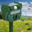 RC-547 Outdoor Solar Ultrasonic Animal Repeller PIR Motion Sensor LED Strobe IPX4 Waterproof - Green - 2
