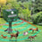 RC-547 Outdoor Solar Ultrasonic Animal Repeller PIR Motion Sensor LED Strobe IPX4 Waterproof - Green - 6