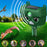 RC-545 Solar Ultrasonic Animal Repeller 110 Degree PIR 120dB Alarm IPX4 Waterproof for Outdoor - Green - 3