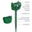 RC-545 Solar Ultrasonic Animal Repeller 110 Degree PIR 120dB Alarm IPX4 Waterproof for Outdoor - Green - 5