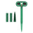 RC-515 Solar Ultrasonic Animal Repeller IPX4 Waterproof 110 Degree Detection - Green - 1