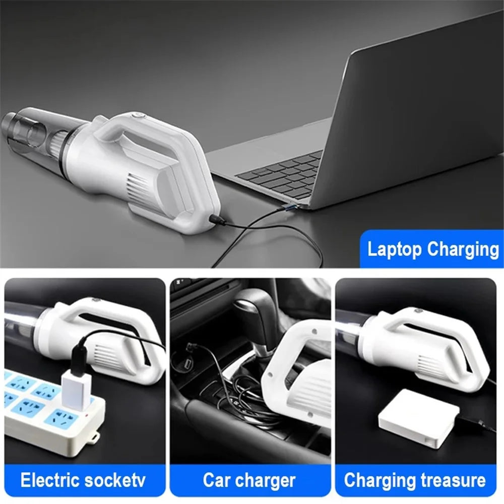 SUITU ST-6101 12000Pa Powerful Suction Wireless Handheld Vacuum Cleaner with LED Light - 2