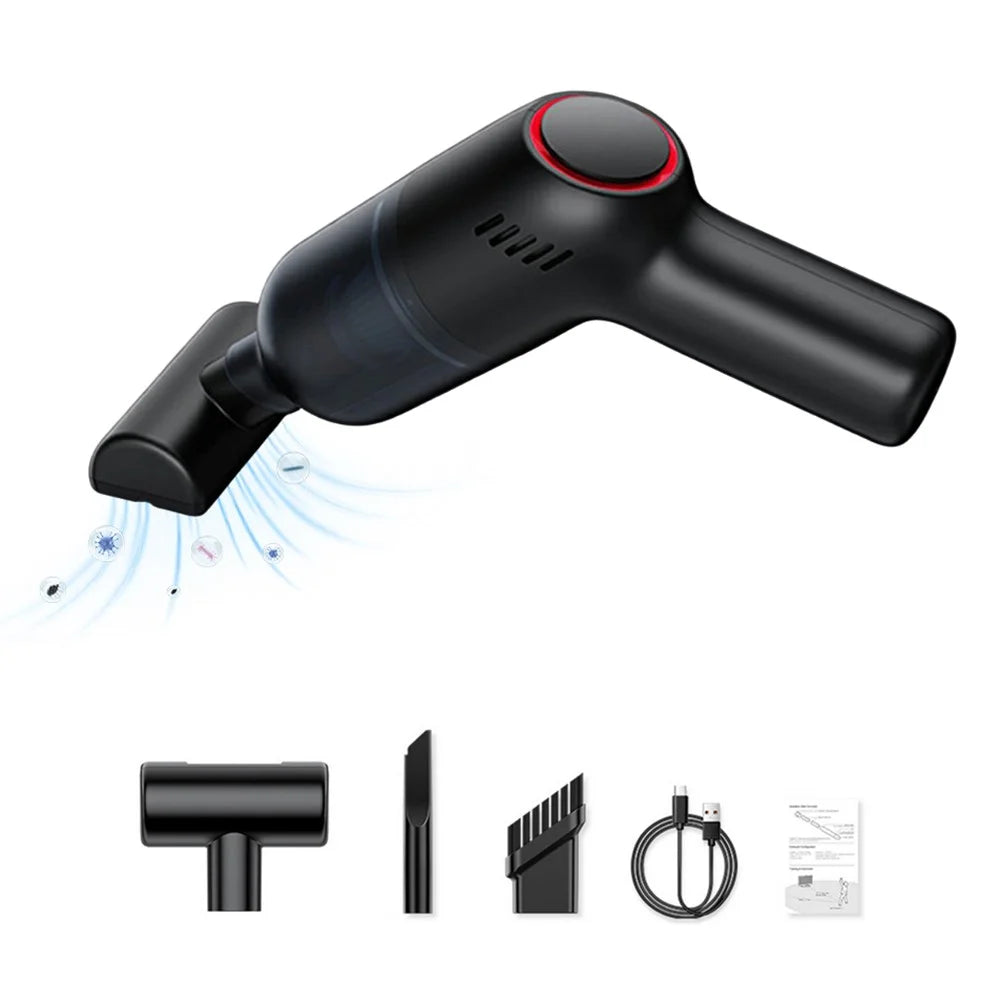 SUITU ST-8000 Dust Collect Cleaning Tool Handheld Cordless Wet and Dry 4500Pa Powerful Suction Vacuum Cleaner - Black - 1