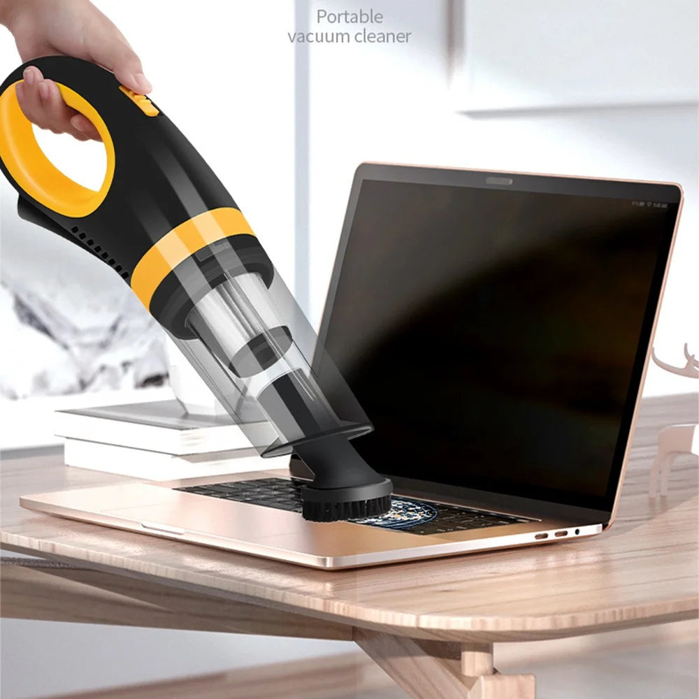SUITU ST-6610C Car Home Vacuum Cleaner Wireless Rechargeable Wet / Dry Dual-use Handheld Vehicle Vacuum Cleaner - 2
