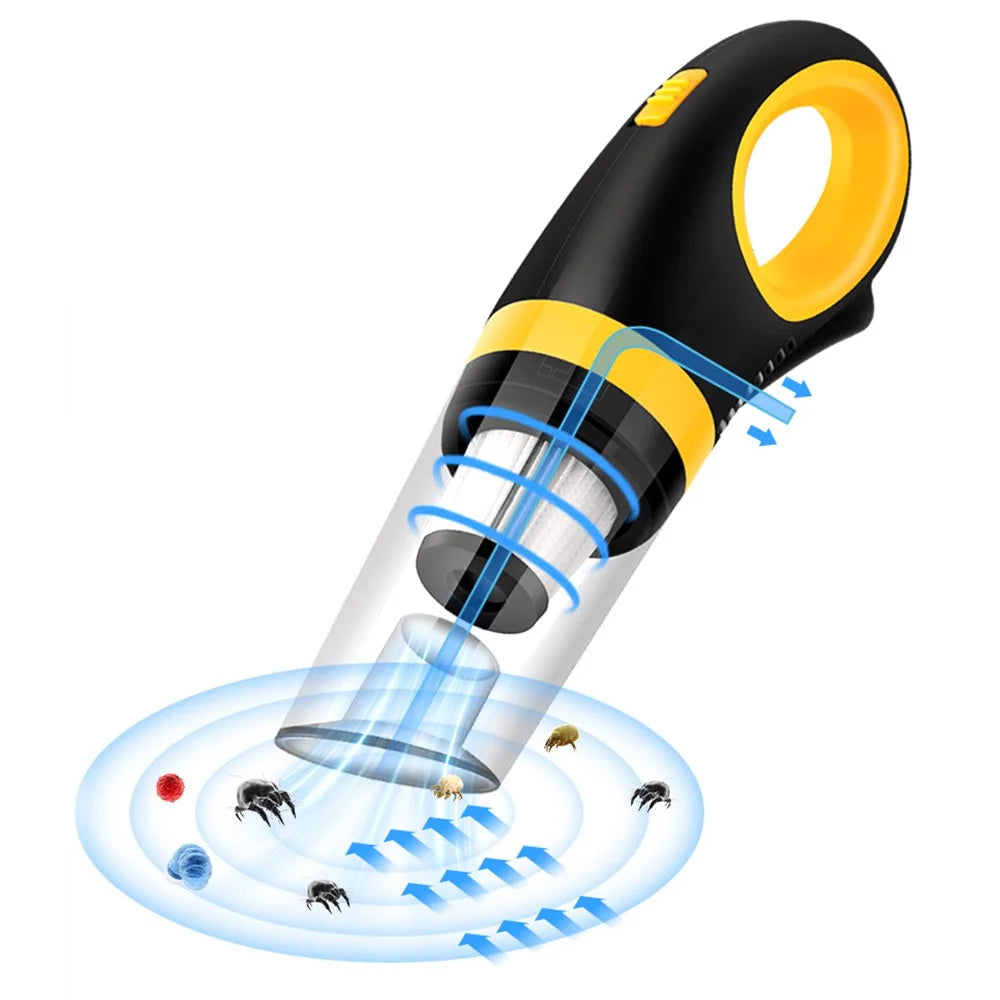 SUITU ST-6610C Car Home Vacuum Cleaner Wireless Rechargeable Wet / Dry Dual-use Handheld Vehicle Vacuum Cleaner - 6