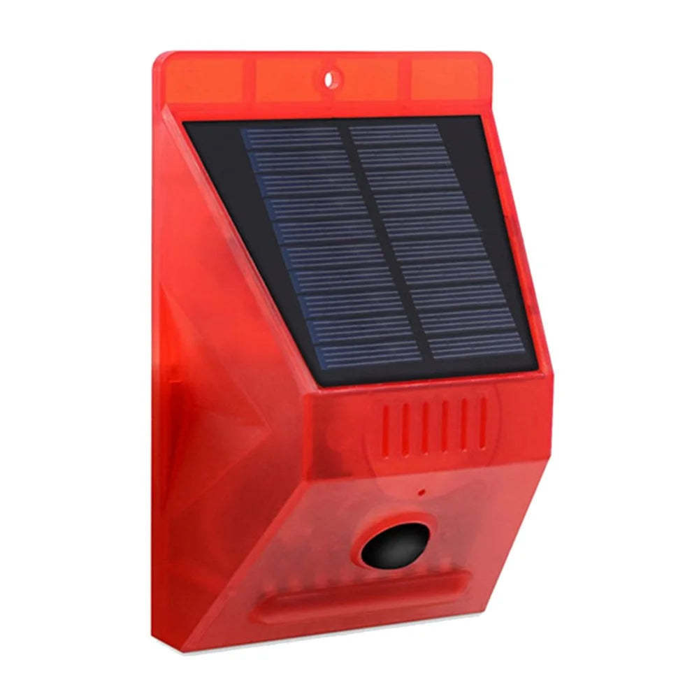 N911C Motion Sensor Solar Alarm Light IP65 Waterproof Outdoor Farm Garden Animal Repellent Anti-theft Security Lamp with Remote Controller - 1