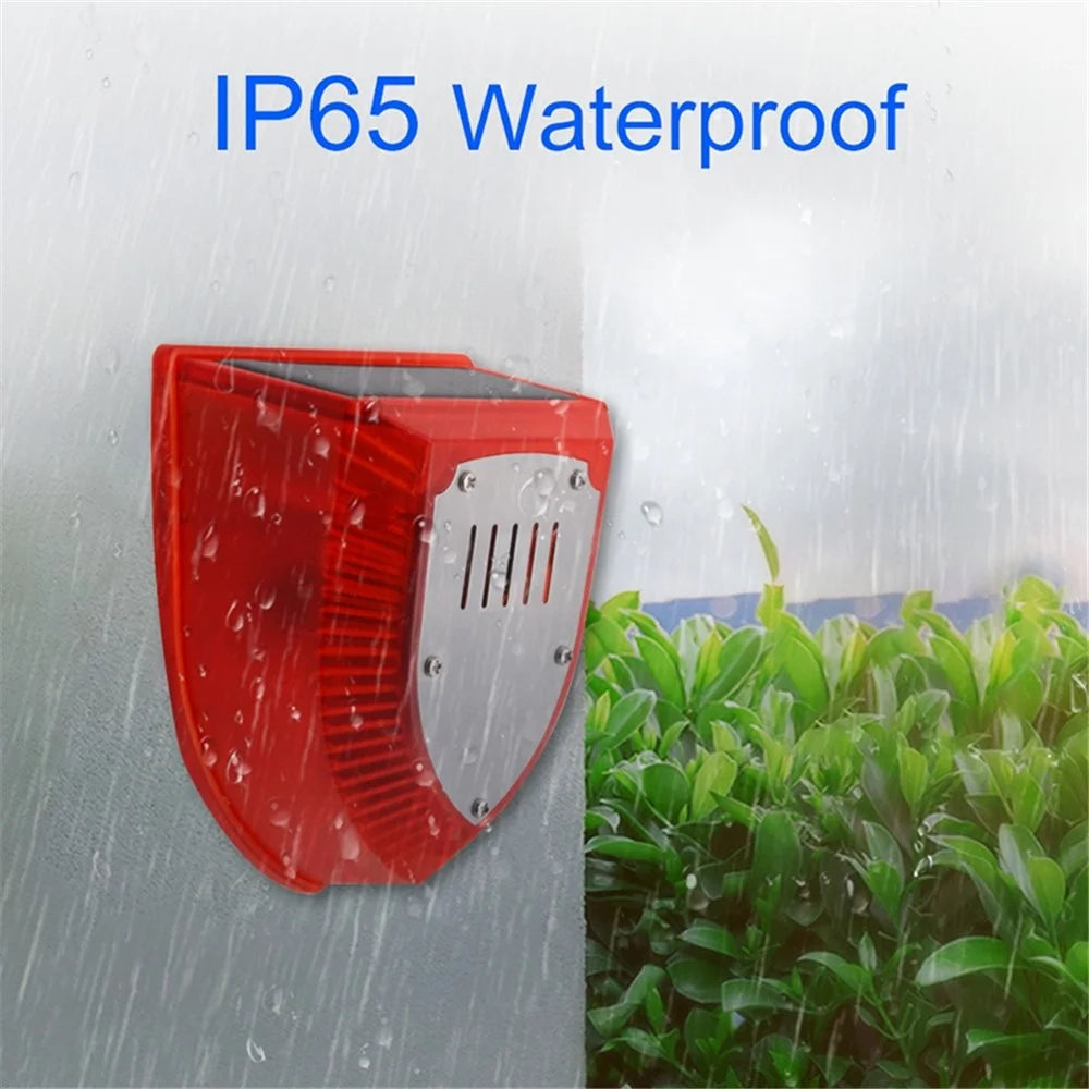 N911M Motion Sensor Solar Animal Sounds Alarm Light IP65 Waterproof Farm Garden Dog Barking Gunshot Sound Animal Repellent Security Lamp - 7