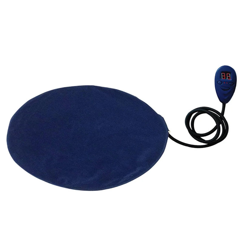 30x30cm Electric Heating Pet Pad Cushion Constant Temperature Cat Dog Winter Warmer Anti-scratch Pet Mat - Blue / UK Plug BS 240V - 2