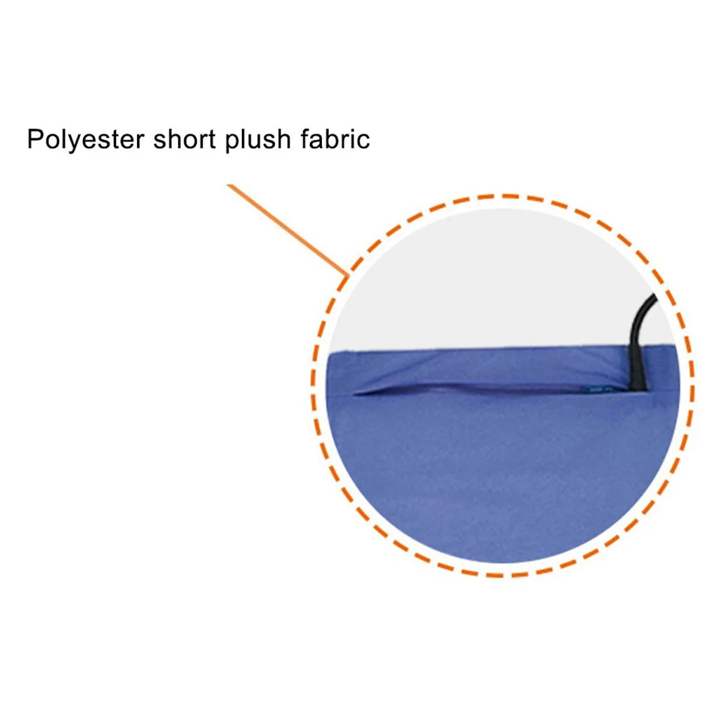 30x30cm Electric Heating Pet Pad Cushion Constant Temperature Cat Dog Winter Warmer Anti-scratch Pet Mat - Blue / UK Plug BS 240V - 6