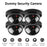 Dummy Wireless Security Camera Home Surveillance Fake Dome CCTV Model Indoor Outdoor False Hemisphere Simulation Camera - 2