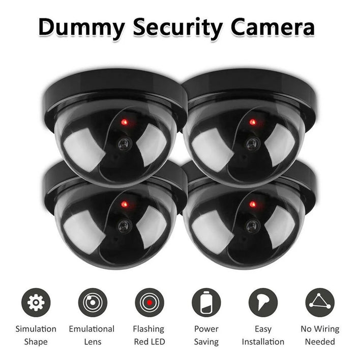 Dummy Wireless Security Camera Home Surveillance Fake Dome CCTV Model Indoor Outdoor False Hemisphere Simulation Camera - 2